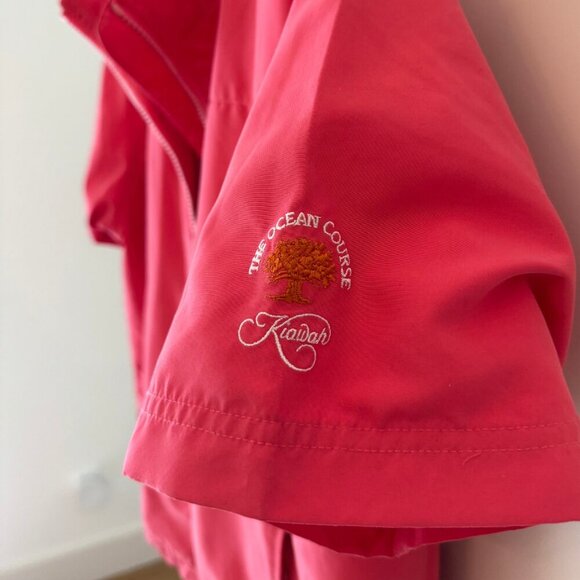 SDI Womens Kiawah Island Ocean Course Golf Windbreaker Jacket Size L Mesh - Picture 2 of 9